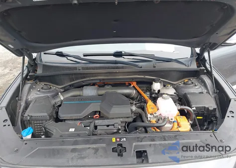 2021 Hyundai Santa Fe Hybrid Blue из США, поврежденный, VIN KM8S2DA14MU005973